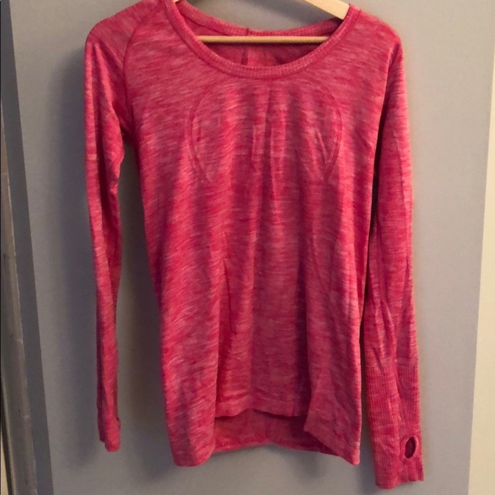 Lululemon pink long sleeve